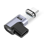 타입-C 수 to 암 PD240W 80Gbps 60K 자석 흡착 어댑터, 직선 헤드, 엘보 헤드, 사이드 엘보
