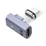 타입-C 수 to 암 PD240W 80Gbps 60K 자석 흡착 어댑터, 직선 헤드, 엘보 헤드, 사이드 엘보