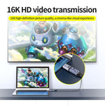 타입-C 수 to 암 PD240W 80Gbps 60K 자석 흡착 어댑터, 직선 헤드, 엘보 헤드, 사이드 엘보