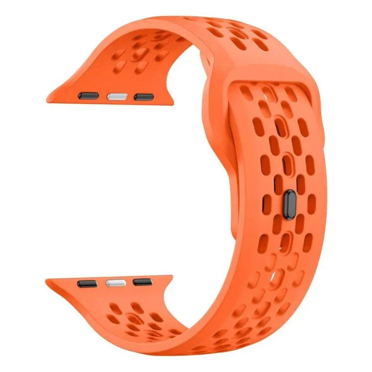 xDfind 메시 리버스 버클 실리콘 시계줄, 애플 워치 46mm / 49mm / 45mm / 44mm용, 애플 워치 42mm / 41mm / 40mm / 38mm용