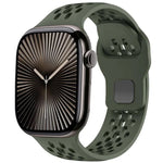 xDfind 메시 리버스 버클 실리콘 시계줄, 애플 워치 46mm / 49mm / 45mm / 44mm용, 애플 워치 42mm / 41mm / 40mm / 38mm용