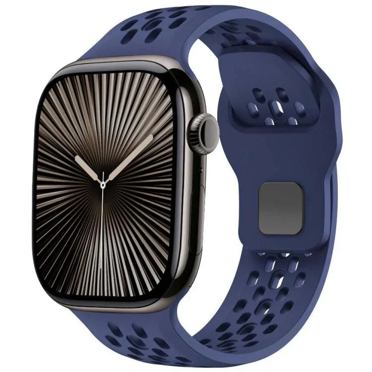 xDfind 메시 리버스 버클 실리콘 시계줄, 애플 워치 46mm / 49mm / 45mm / 44mm용, 애플 워치 42mm / 41mm / 40mm / 38mm용