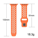 xDfind 메시 리버스 버클 실리콘 시계줄, 애플 워치 46mm / 49mm / 45mm / 44mm용, 애플 워치 42mm / 41mm / 40mm / 38mm용