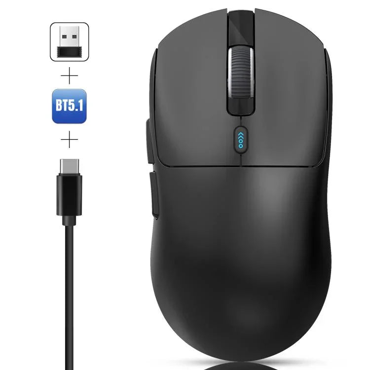HXSJ T68 3모드 유선 2.4G BT5.1 무선 경량 게이밍 마우스, T68