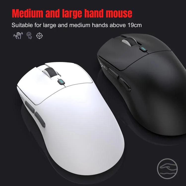 HXSJ T68 3모드 유선 2.4G BT5.1 무선 경량 게이밍 마우스, T68