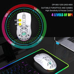 HXSJ T26 듀얼 모드 2.4G BT5.1 충전식 무선 마우스, T26