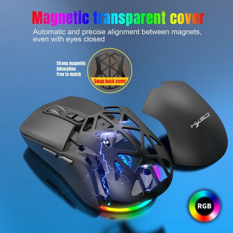 HXSJ T26 듀얼 모드 2.4G BT5.1 충전식 무선 마우스, T26