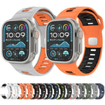 체커드 리버스 버클 실리콘 시계줄, 애플 워치 46mm / 49mm / 45mm / 44mm용
