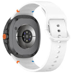 삼성 갤럭시 워치8 클래식 46mm / 워치8 44mm / 40mm용 xDfind 스티치 솔리드 컬러 실리콘 시계줄, 20mm, 22mm