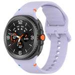 삼성 갤럭시 워치8 클래식 46mm / 워치8 44mm / 40mm용 xDfind 스티치 솔리드 컬러 실리콘 시계줄, 20mm, 22mm