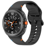 삼성 갤럭시 워치8 클래식 46mm / 워치8 44mm / 40mm용 xDfind 스티치 솔리드 컬러 실리콘 시계줄, 20mm, 22mm