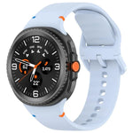 삼성 갤럭시 워치8 클래식 46mm / 워치8 44mm / 40mm용 xDfind 스티치 솔리드 컬러 실리콘 시계줄, 20mm, 22mm