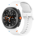 삼성 갤럭시 워치8 클래식 46mm / 워치8 44mm / 40mm용 xDfind 스티치 솔리드 컬러 실리콘 시계줄, 20mm, 22mm