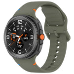 삼성 갤럭시 워치8 클래식 46mm / 워치8 44mm / 40mm용 xDfind 스티치 솔리드 컬러 실리콘 시계줄, 20mm, 22mm
