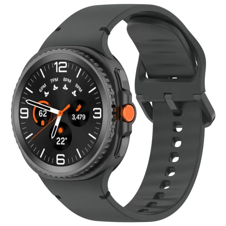삼성 갤럭시 워치8 클래식 46mm / 워치8 44mm / 40mm용 xDfind 스티치 솔리드 컬러 실리콘 시계줄, 20mm, 22mm