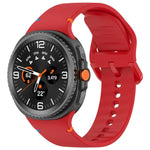 삼성 갤럭시 워치8 클래식 46mm / 워치8 44mm / 40mm용 xDfind 스티치 솔리드 컬러 실리콘 시계줄, 20mm, 22mm