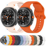 삼성 갤럭시 워치8 클래식 46mm / 워치8 44mm / 40mm용 xDfind 스티치 솔리드 컬러 실리콘 시계줄, 20mm, 22mm