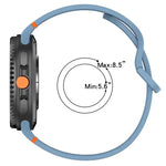 삼성 갤럭시 워치8 클래식 46mm / 워치8 44mm / 40mm용 xDfind 스티치 솔리드 컬러 실리콘 시계줄, 20mm, 22mm