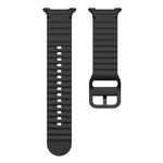 삼성 갤럭시 워치8 클래식 46mm / 워치8 44mm / 40mm용 xDfind 웨이비 그레인 스티치 실리콘 시계줄, L