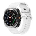 삼성 갤럭시 워치8 클래식 46mm / 워치8 44mm / 40mm용 xDfind 웨이비 그레인 스티치 실리콘 시계줄, L