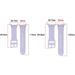 삼성 갤럭시 워치8 클래식 46mm / 워치8 44mm / 40mm용 xDfind 웨이비 그레인 스티치 실리콘 시계줄, L