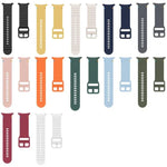 삼성 갤럭시 워치8 클래식 46mm / 워치8 44mm / 40mm용 xDfind 웨이비 그레인 스티치 실리콘 시계줄, L