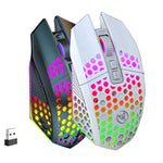 HXSJ T500 홀 마우스 2.4G 백라이트 충전식 무선 마우스