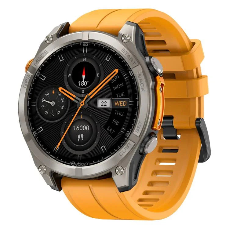 Zeblaze Stratos 4 견고한 아웃도어 GPS 스마트 워치 1.43인치 화면 5 ATM & IP69K