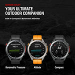 Zeblaze Stratos 4 견고한 아웃도어 GPS 스마트 워치 1.43인치 화면 5 ATM & IP69K