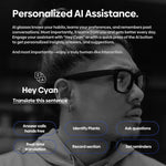 Zeblaze 아이웨어 AI 촬영 안경 오픈 이어 오디오 AI 지원