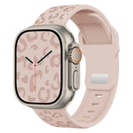 버클 오목 레오파드 실리콘 시계줄, 애플 워치 46mm / 49mm / 45mm / 44mm용, 애플 워치 42mm / 41mm / 40mm / 38mm용