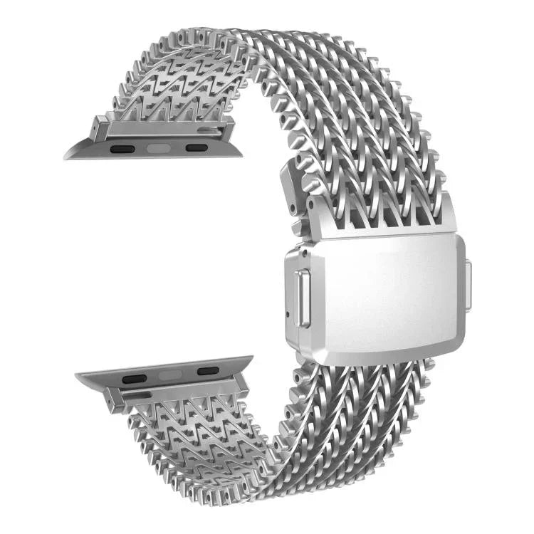 메시 마그네틱 스테인리스 스틸 시계줄, 애플 워치 46mm / 49mm / 45mm / 44mm용, 애플 워치 42mm / 41mm / 40mm / 38mm용