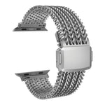 메시 마그네틱 스테인리스 스틸 시계줄, 애플 워치 46mm / 49mm / 45mm / 44mm용, 애플 워치 42mm / 41mm / 40mm / 38mm용