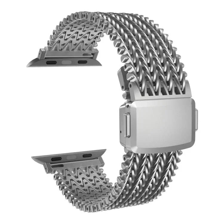 메시 마그네틱 스테인리스 스틸 시계줄, 애플 워치 46mm / 49mm / 45mm / 44mm용, 애플 워치 42mm / 41mm / 40mm / 38mm용