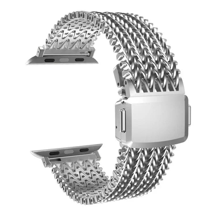 메시 마그네틱 스테인리스 스틸 시계줄, 애플 워치 46mm / 49mm / 45mm / 44mm용, 애플 워치 42mm / 41mm / 40mm / 38mm용