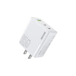 WK WP-U66 킨콩 65W 듀얼 USB-C / 타입-C + USB GaN 고속 충전기, UK 플러그, US 플러그, EU 플러그