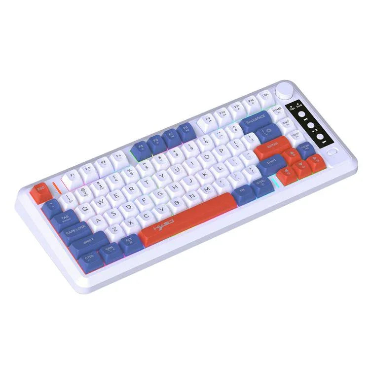 HXSJ L400 3모드 무선 RGB 라이트 박막 81키 키보드