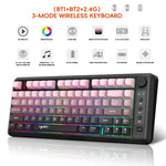 HXSJ L400 3모드 무선 RGB 라이트 박막 81키 키보드