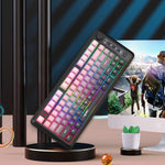 HXSJ L400 3모드 무선 RGB 라이트 박막 81키 키보드