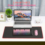 HXSJ L400 3모드 무선 RGB 라이트 박막 81키 키보드
