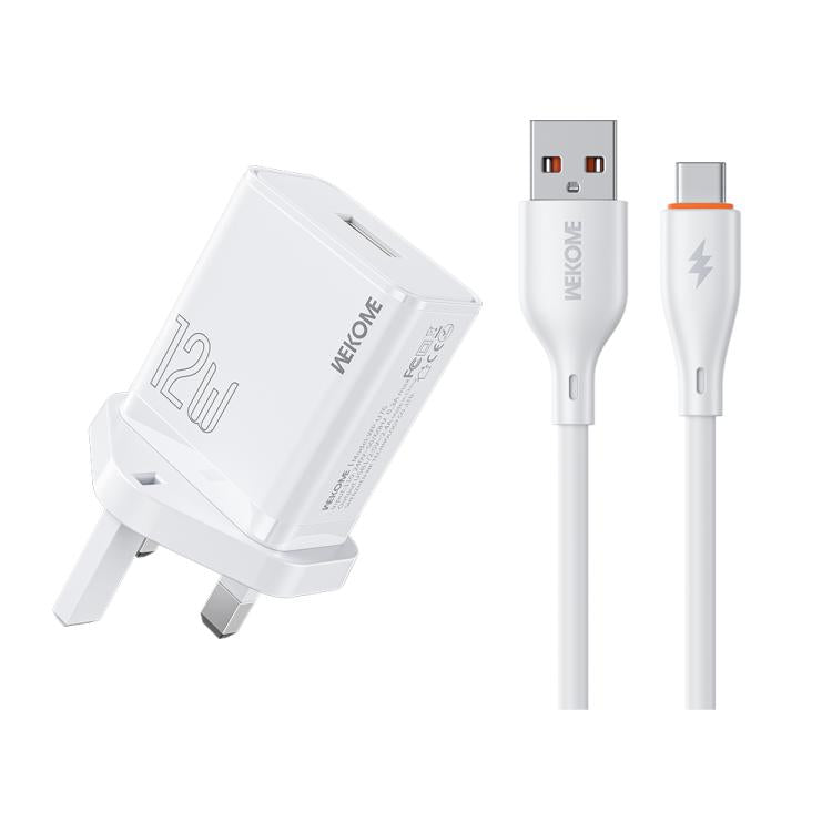 WK WP-U76 킨콩 12W USB 충전기 세트, UK 플러그, US 플러그, EU 플러그