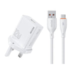 WK WP-U76 킨콩 12W USB 충전기 세트, UK 플러그, US 플러그, EU 플러그