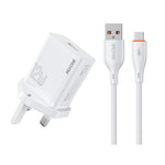 WK WP-U76 킨콩 12W USB 충전기 세트, UK 플러그, US 플러그, EU 플러그