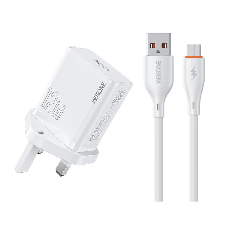 WK WP-U76 킨콩 12W USB 충전기 세트, UK 플러그, US 플러그, EU 플러그