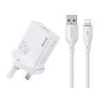 WK WP-U76 킨콩 12W USB 충전기 세트, UK 플러그, US 플러그, EU 플러그