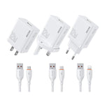 WK WP-U76 킨콩 12W USB 충전기 세트, UK 플러그, US 플러그, EU 플러그