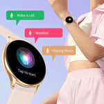CY29 1.32인치 AMOLED 화면 여성용 스마트 워치 COFIT 앱 지원