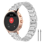 xDfind Diamond Jewelry Steel Watch Band, 22mm For Amazfit GTR 4/3/3 Pro/Bip6/Bip5, 20mm For Amazfit Bip U / Lite / Bip 3 Pro, 20mm For Amazfit GTS4 mini/GTS3/2/2E/GT2 mini, 18mm For Huawei GT5/GT4 41mm / OPPO Watch X2 Mini, 14mm For Garmin Lily 2      ...