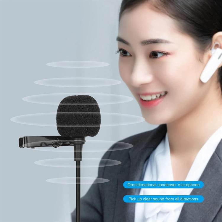 금속 라발리에 마이크, 케이블 길이: 1.5m, 3핀 XLR 헤드, 4핀 XLR 헤드