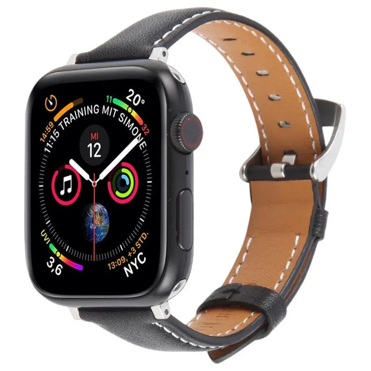 실크 마이크로화이버 가죽 시계줄, 애플 워치 46mm / 49mm / 45mm / 44mm용, 애플 워치 42mm / 41mm / 40mm / 38mm용